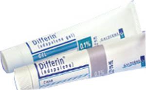 Differin Gel 0.1% and Differin Creme 0.1% Acne Medication Prescription